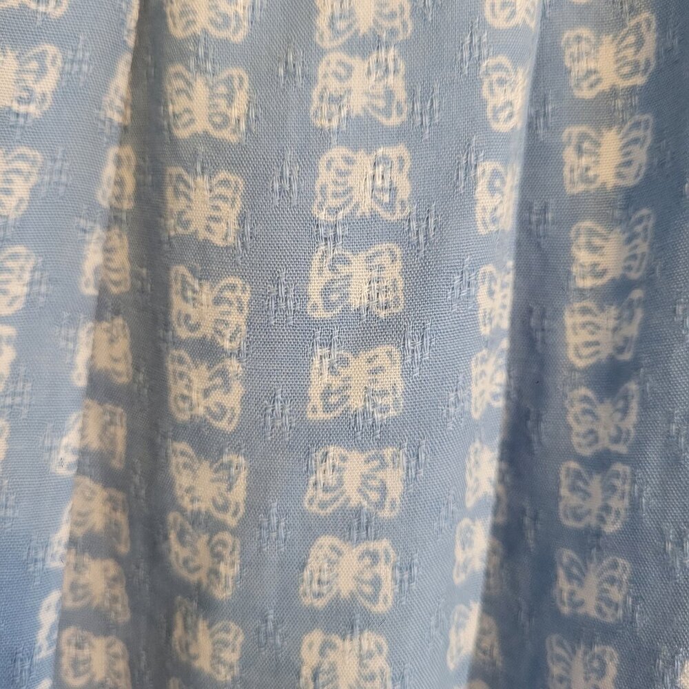 Urban Outfitters Cecile Pleated Mini Skirt Sky Blue High Waisted A Line Size S - Picture 5 of 10